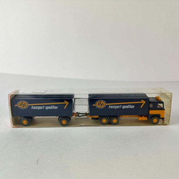Wiking ASG Fernlastzug 2460 Scale Model Truck In Original Box - Picture 3 of 5